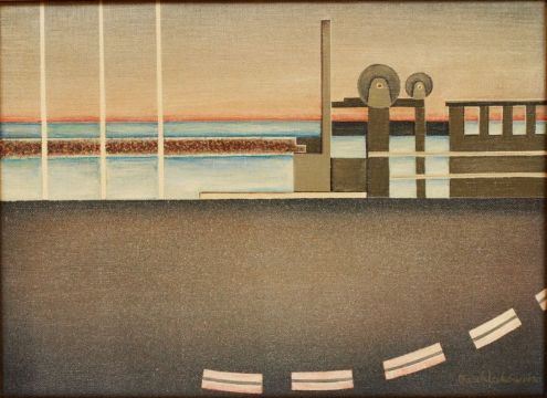 Detail vom Fährhaven Sjaelland Odde by Alexej Iljitsch Baschlakow, 1970