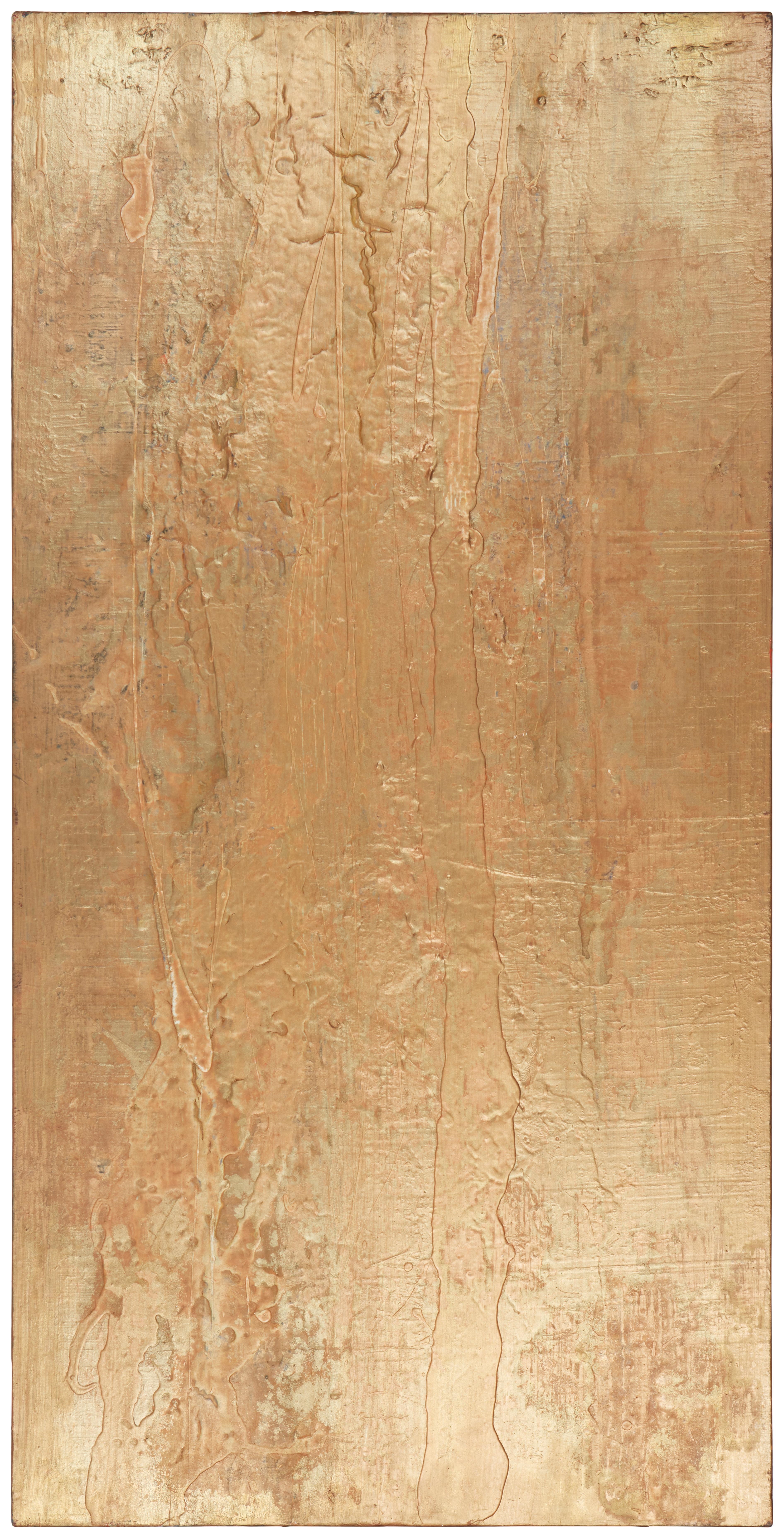Artwork by Bradford Stewart, Gold abstract, Made of Acrylic on canvas