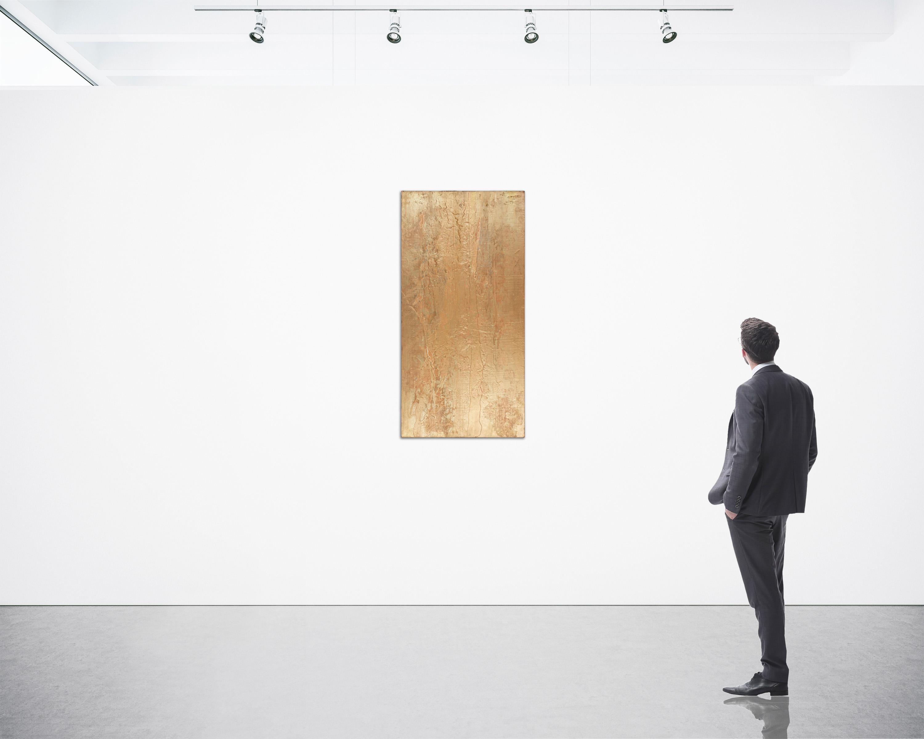 Artwork by Bradford Stewart, Gold abstract, Made of Acrylic on canvas