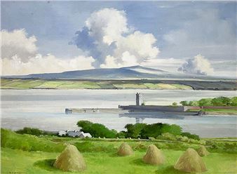 Round Tower in Landscape - D. Hedderman