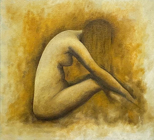 Artwork by Martin Mcelreath, Desolation, Made of oil on board