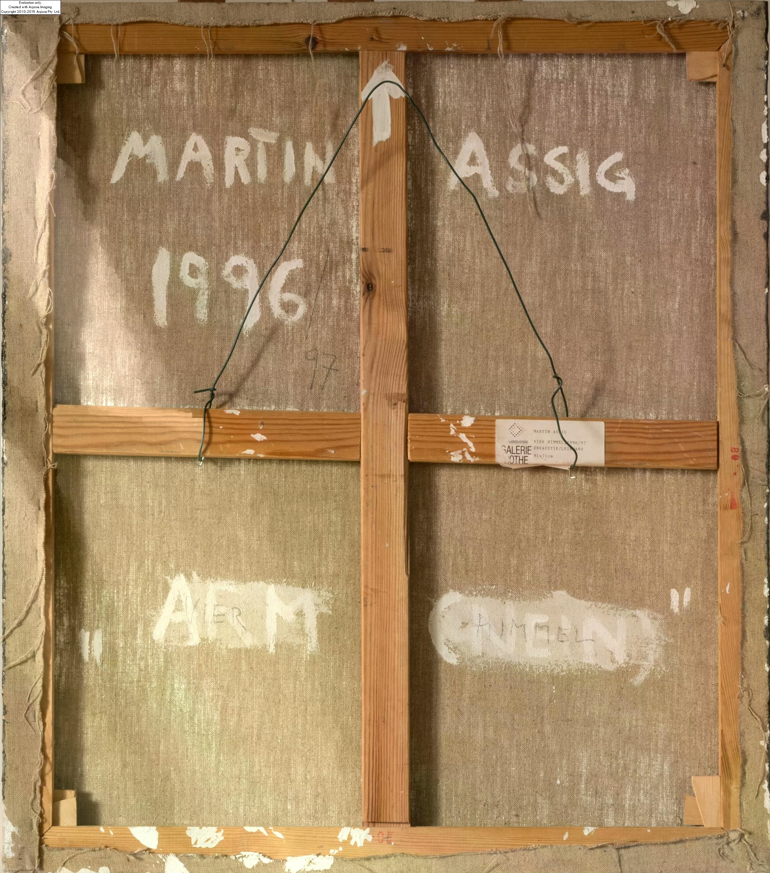 Martin Assig | 'Vier Himmel' | MutualArt
