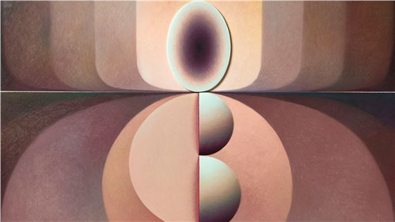 Standing in a Sunrise by Loie Hollowell, 2020