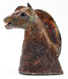 Sold at Auction: Louis Mendez 1929-2012 Pottery Figural Sculpture
