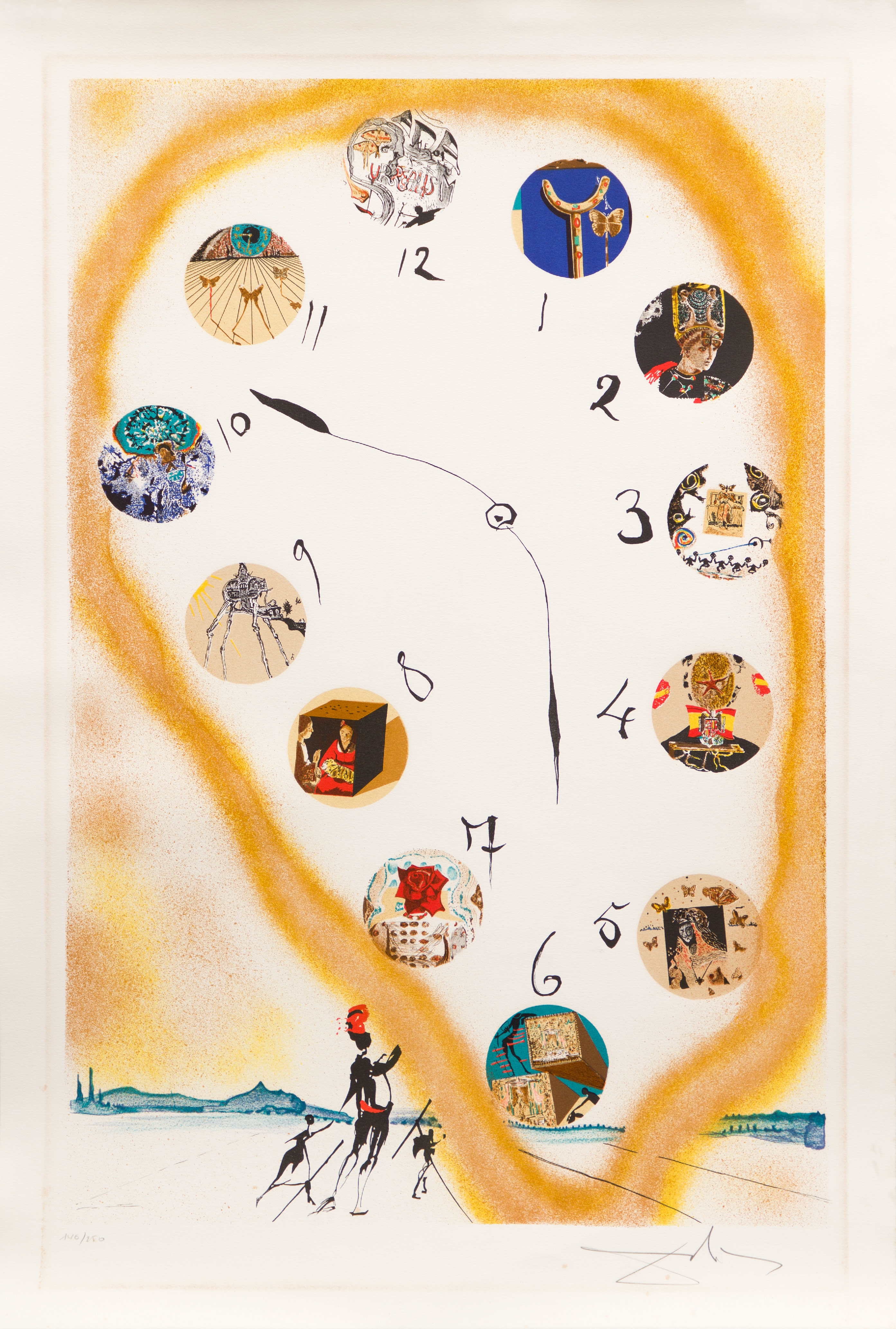 Salvador Dalí | Time and Space (1973) | MutualArt