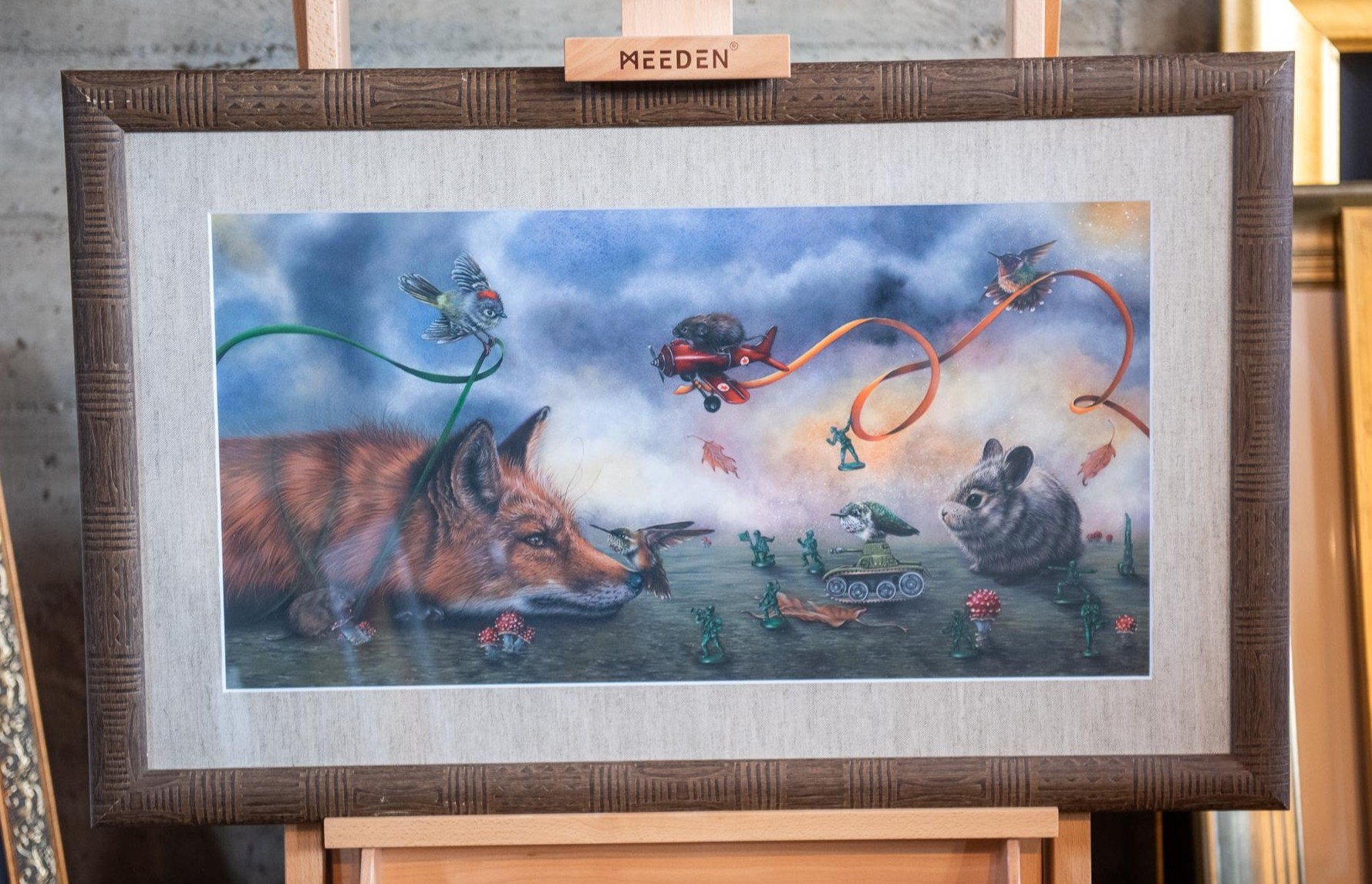 Artwork by Eileen Sorg, STRENGTH IN NUMBERS, Made of giclee print