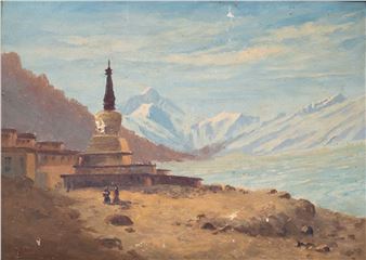 Mt Everest & Rongbuk Monast - M. Sain