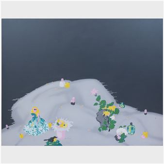 Skirt with Flowers - Feng Zhengquan