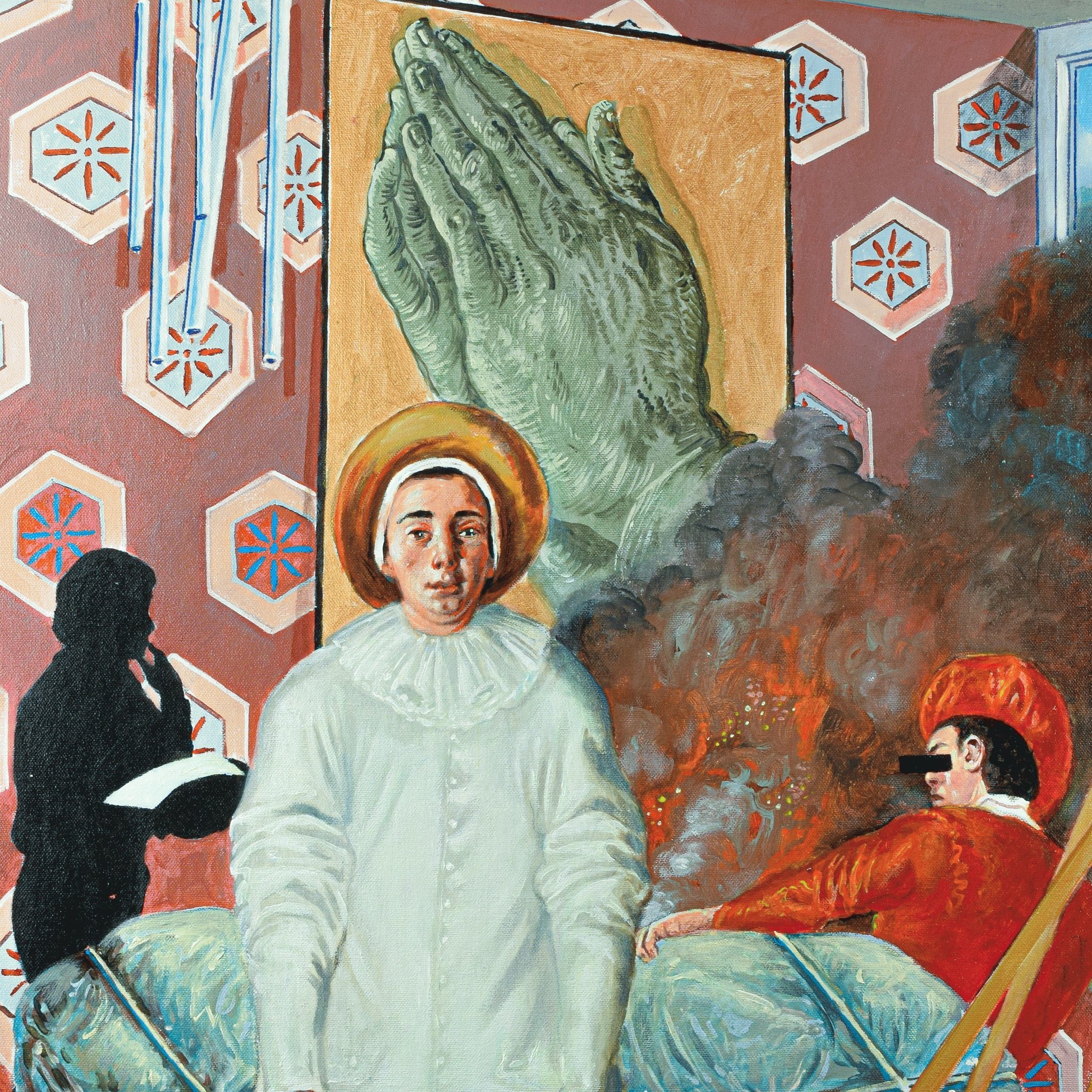 Artwork by Harald K. Schulze, PYROMANISCHER NACHMITTAG (2022), Made of Acrylic on canvas