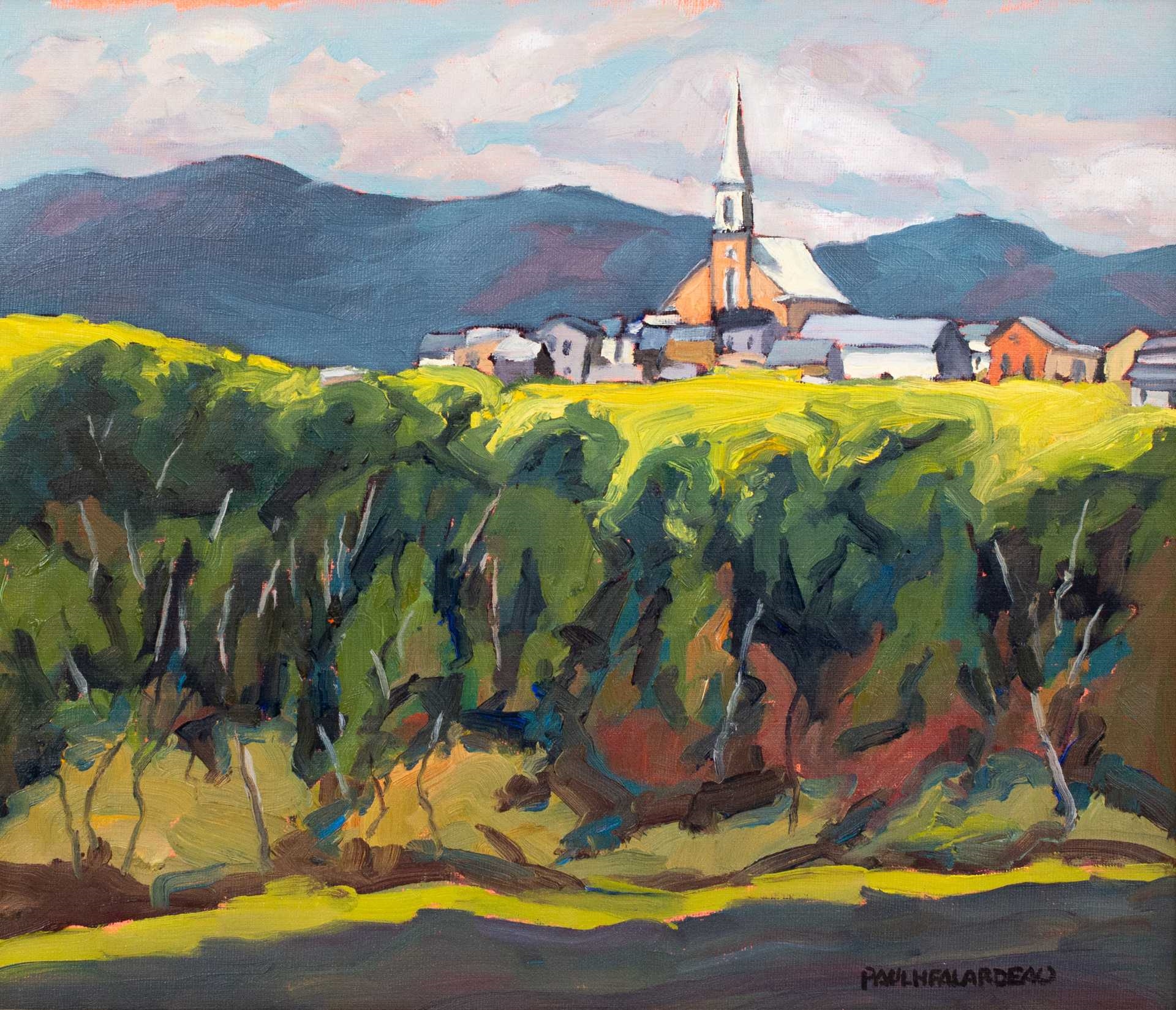 Artwork by Paul H. Falardeau, St-Hilarion, Charlevoix, Made of Oil on panel