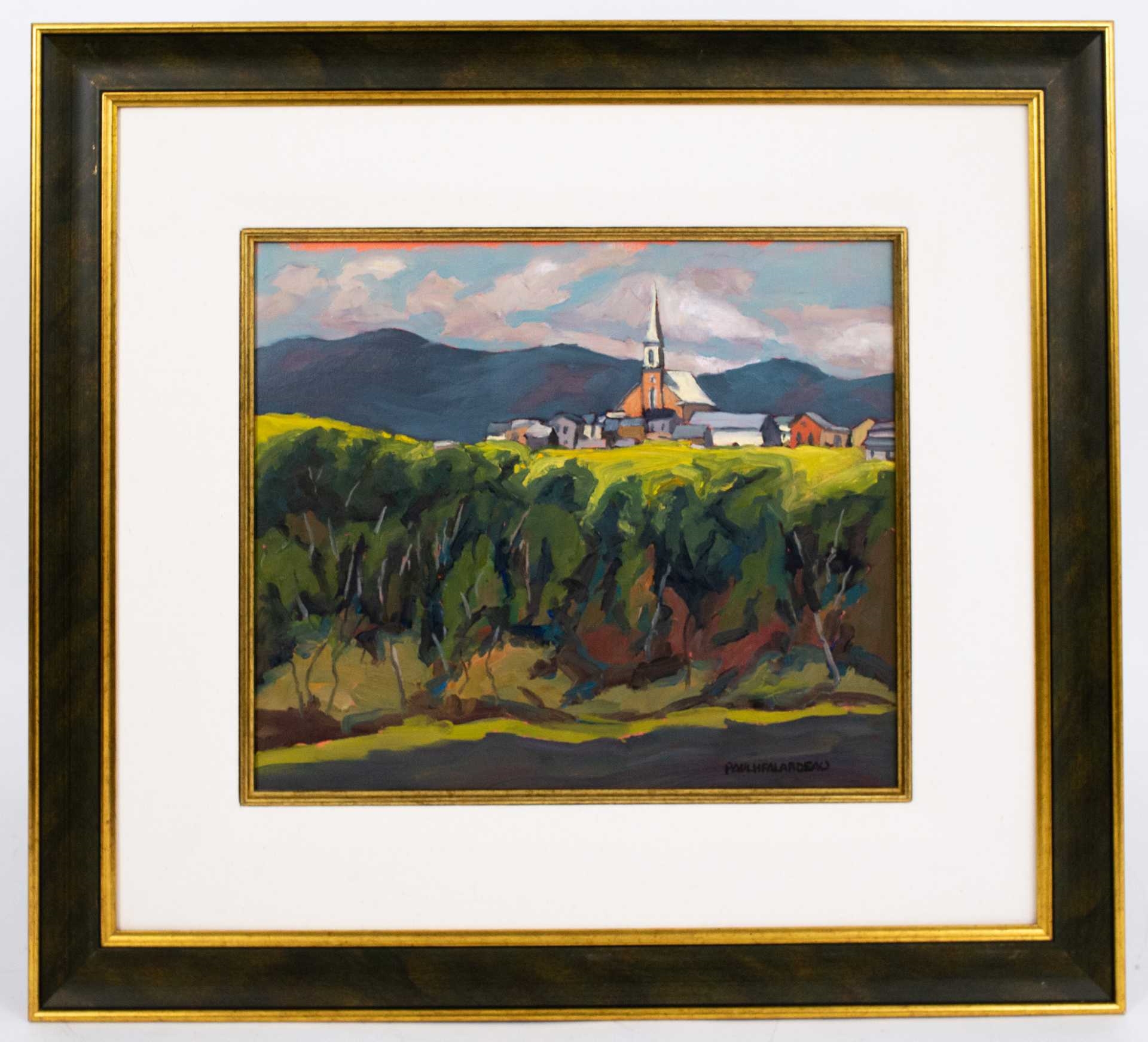 Artwork by Paul H. Falardeau, St-Hilarion, Charlevoix, Made of Oil on panel