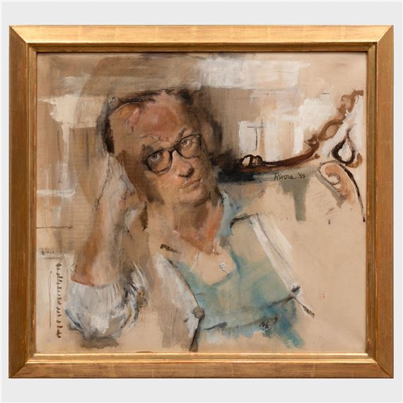 Larry Rivers | PORTRAIT OF STEPHAN LION (1976) | MutualArt