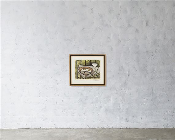 ベルナール・ビュッフェ【Homme a l'oeuf sur le plat】 BERNARD BUFFET,