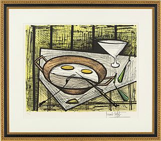 ベルナール・ビュッフェ【Homme a l'oeuf sur le plat】 ベルナール・ビュッフェ【Homme a l'oeuf sur le plat】 - メルカリ