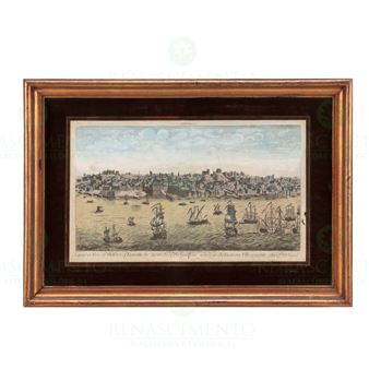 A general  Vien of the City of Lisbone the Capitel the of Portugal I Vue general de Lisbone Ville Capitale du Portugal - Henry Overton