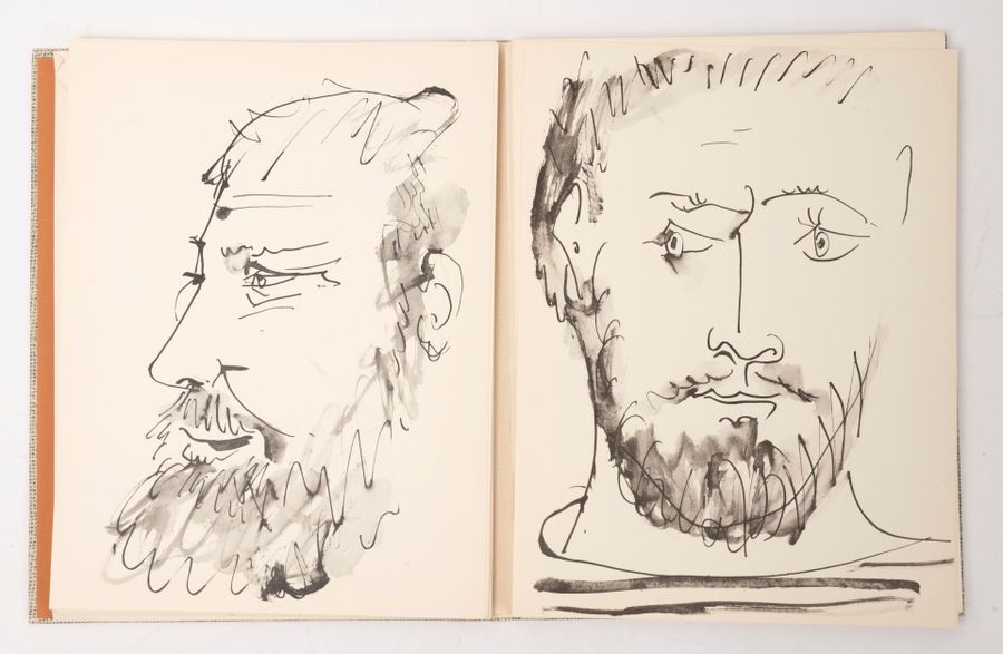 Pablo Picasso | 40 drawings by Picasso in the margin of Buffon (1957 ...