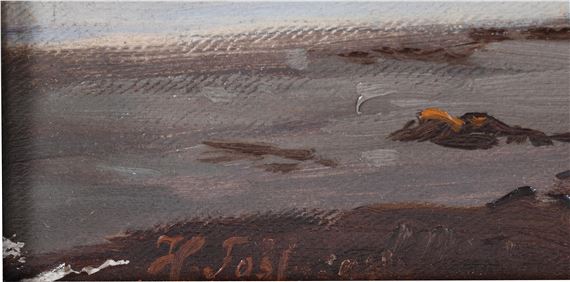 SUNSET ON THE WATER by Harald Frederik Foss