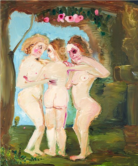 The Three Graces (after Rubens) by Genieve Figgis, 2018