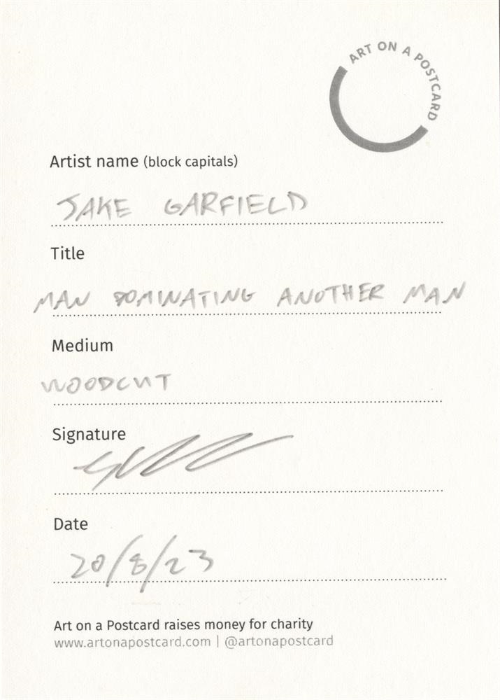Jake Garfield | Man Dominating Another Man (2023) | MutualArt