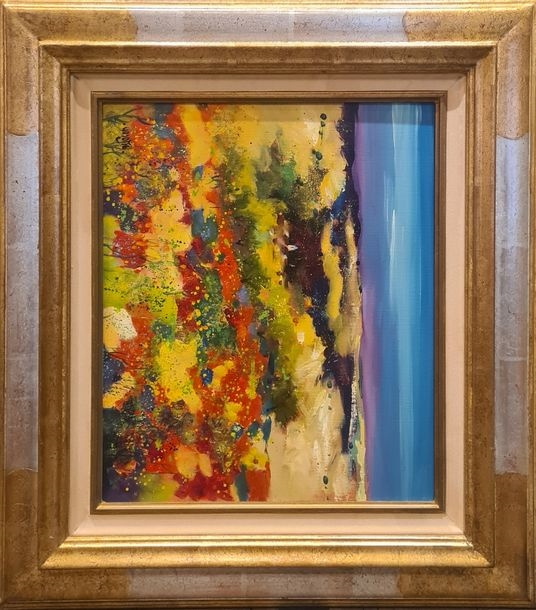 Artwork by Tristan Hosotte, les beaux jours, Bourgogne,, Made of Acrylic on canvas