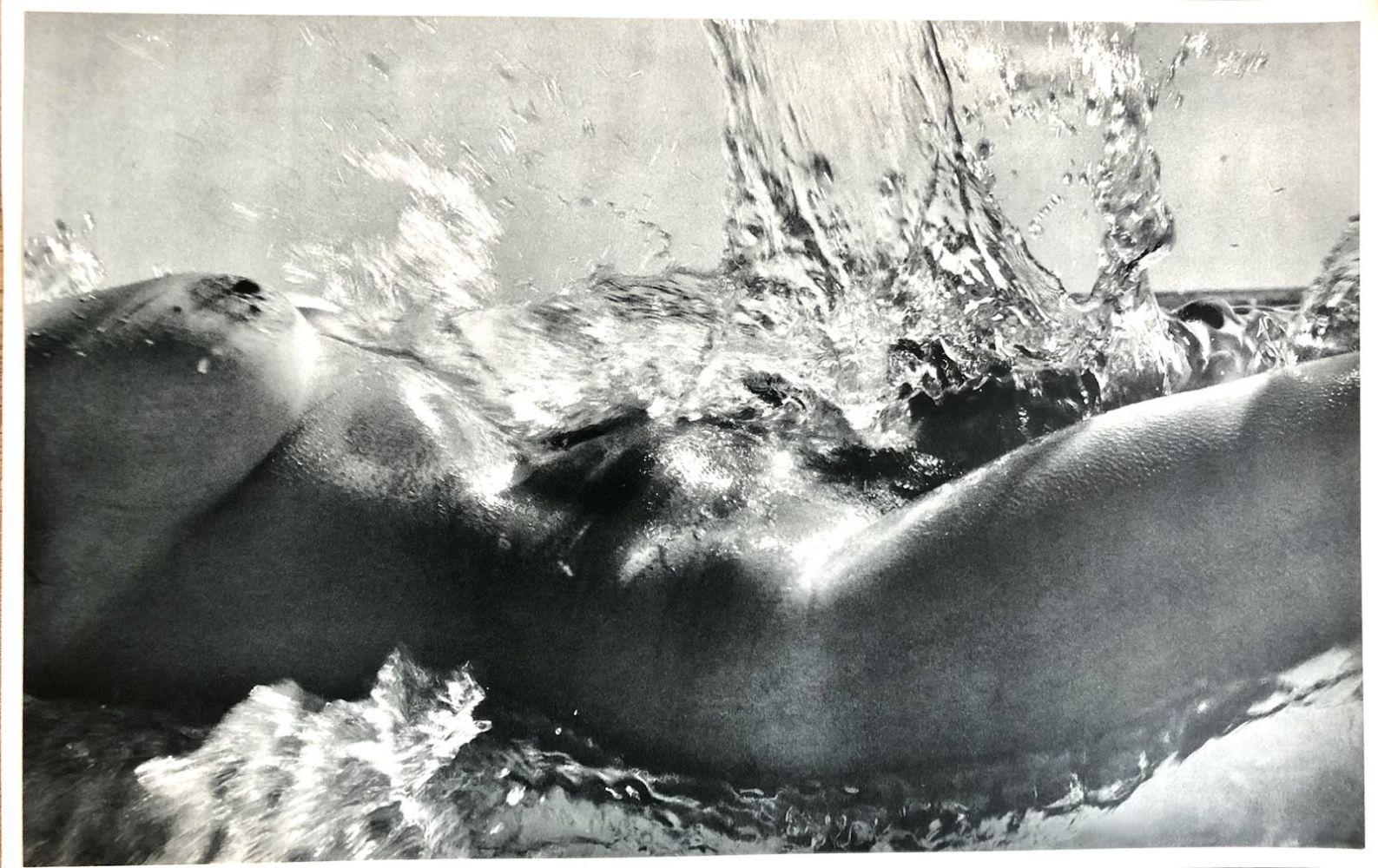 Artwork by Lucien Clergue, Née de la Vague (Born of the Waves), Made of Heliogravure mounted on