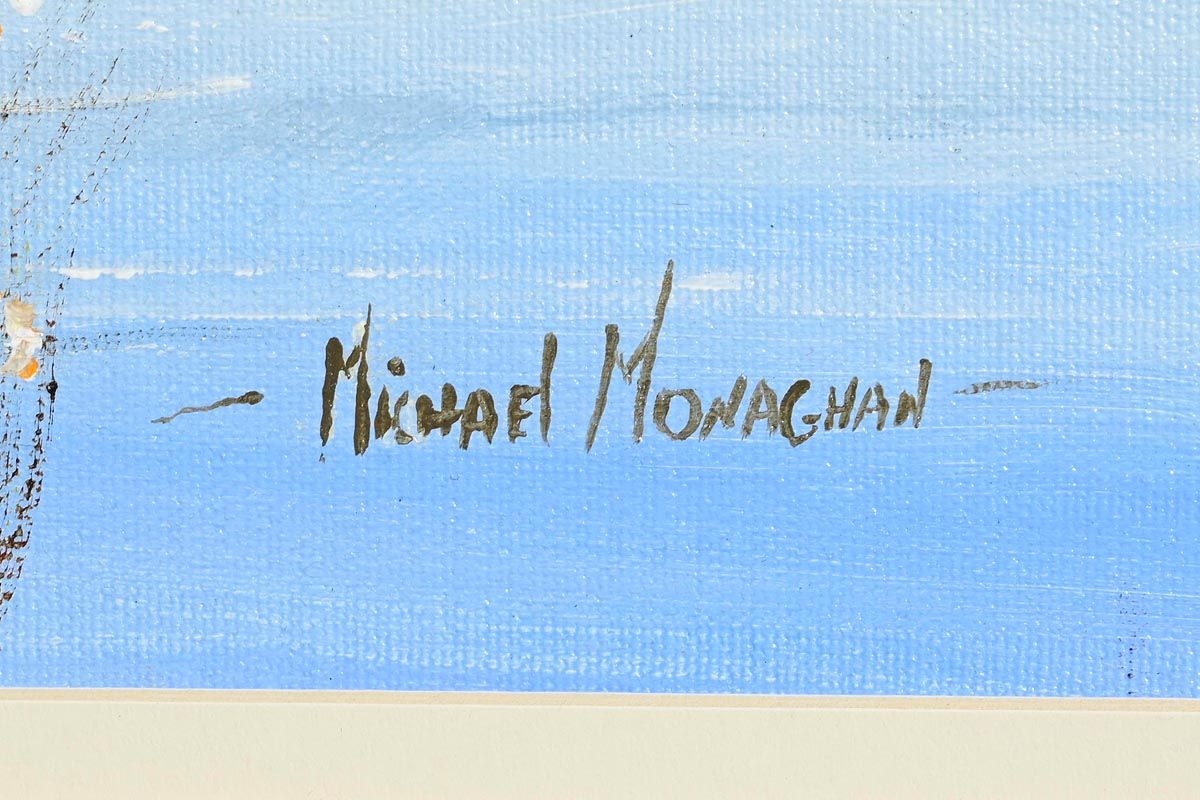 Artwork by Michael Monaghan, Lake View, Killarney, Made of oil on canvas board