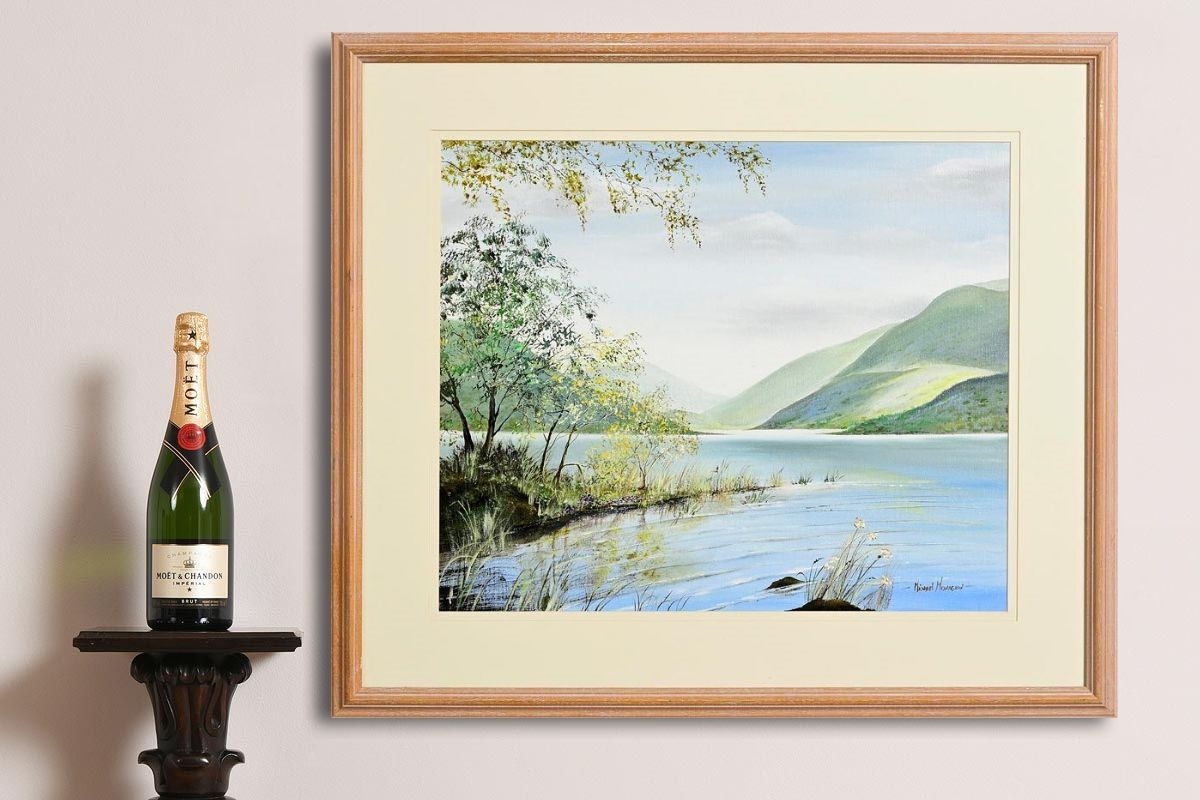 Artwork by Michael Monaghan, Lake View, Killarney, Made of oil on canvas board