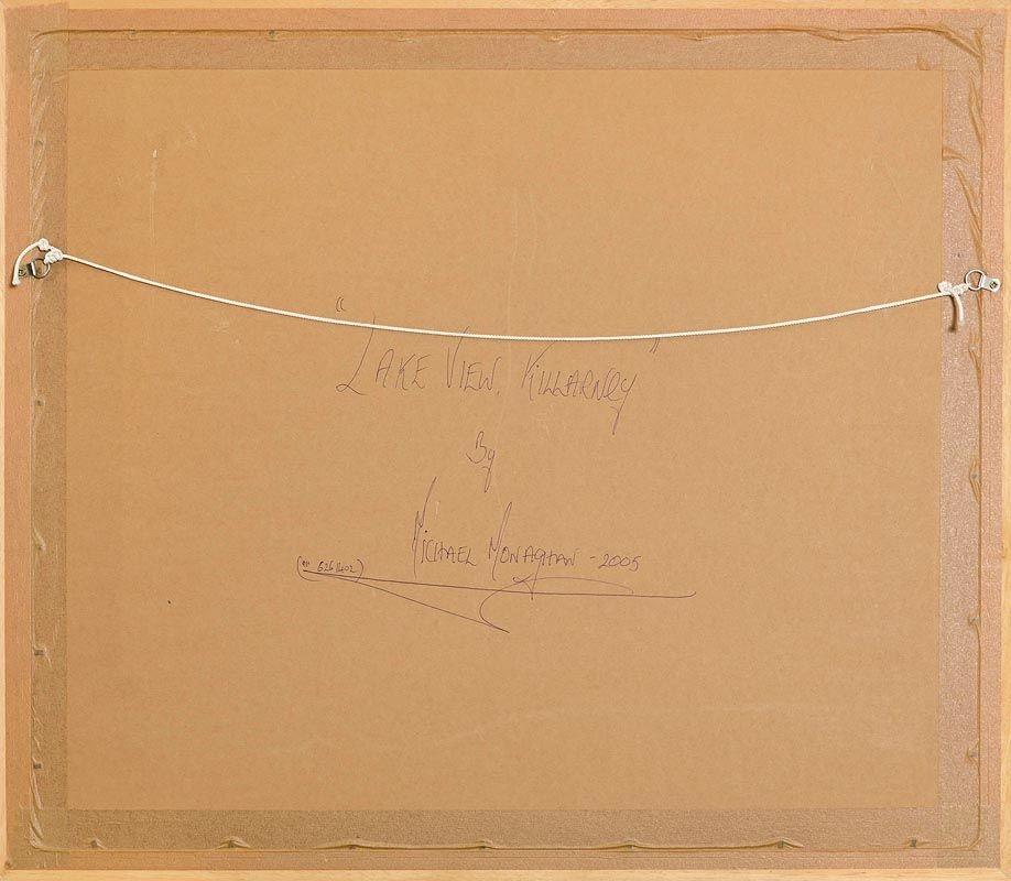 Artwork by Michael Monaghan, Lake View, Killarney, Made of oil on canvas board