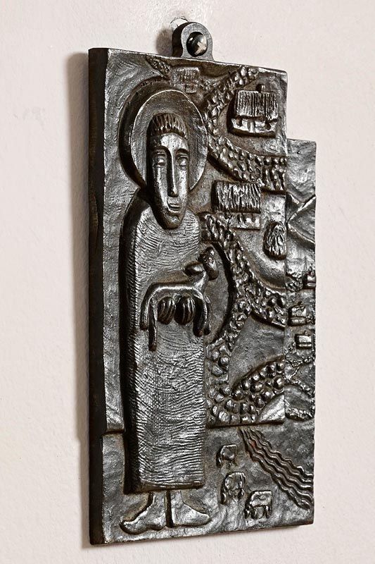 Artwork by Imogen Stuart, Shepard, Made of bronze