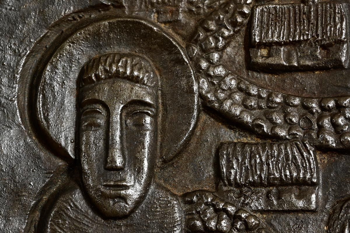 Artwork by Imogen Stuart, Shepard, Made of bronze