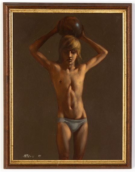 Boy with Ball by Robert R. Bliss