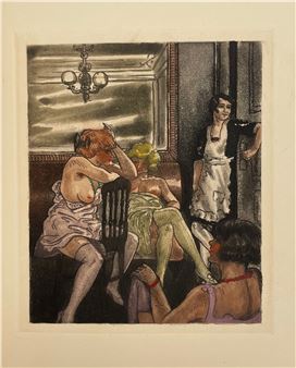 Scènes des maisons d'illusions - Leon Courbouleix