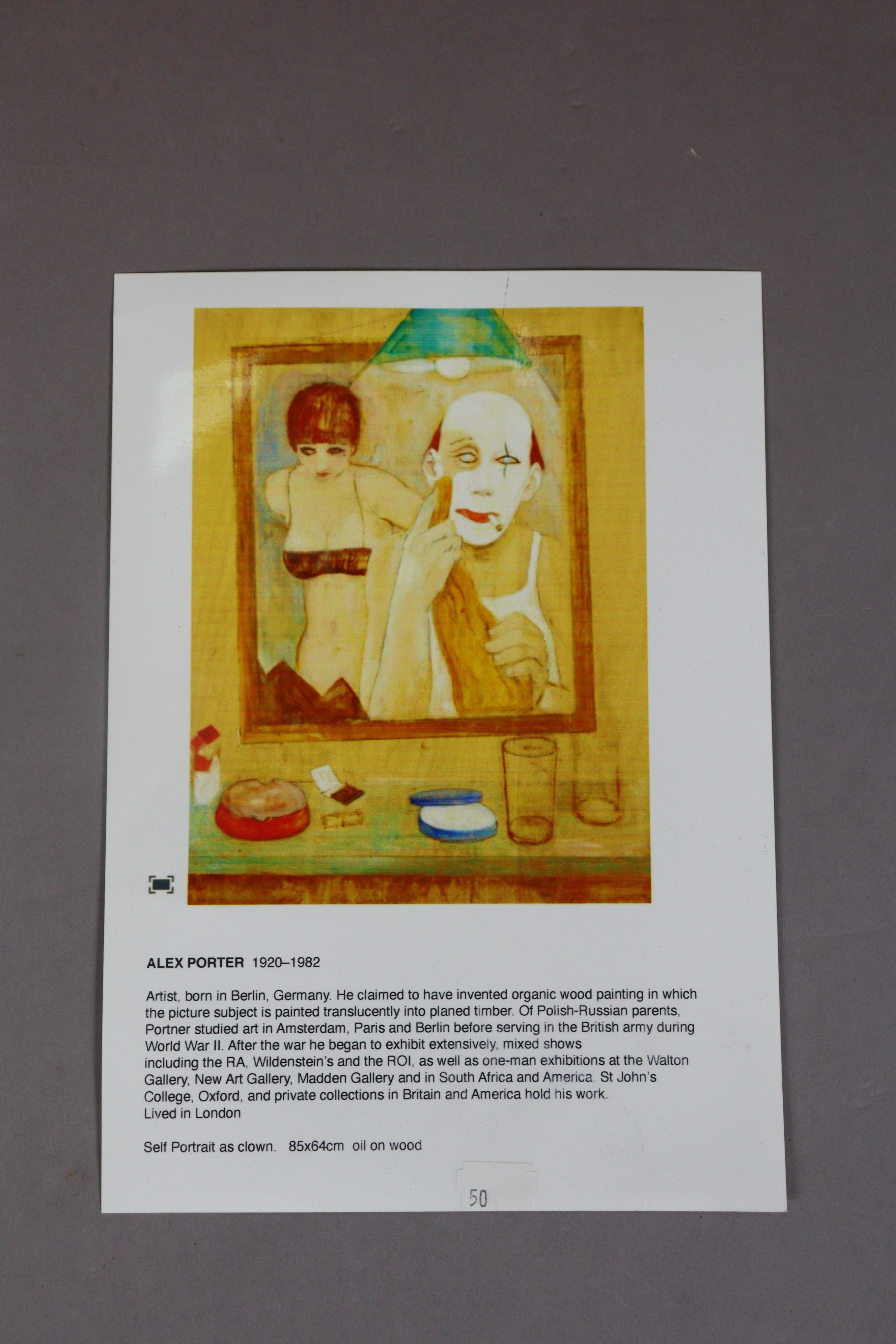 Alex Portner | Self portrait of the artist as a clown (Circa 1960 ...