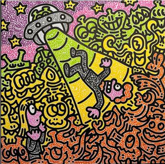 Mr Doodle in Space - Pearl Lam Galleries, Hong Kong