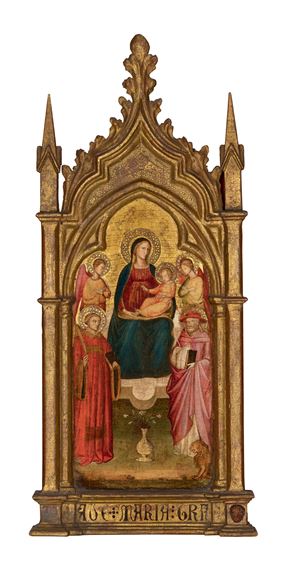 Master of the Bracciolini Chapel | Madonna and Child with a Deacon ...