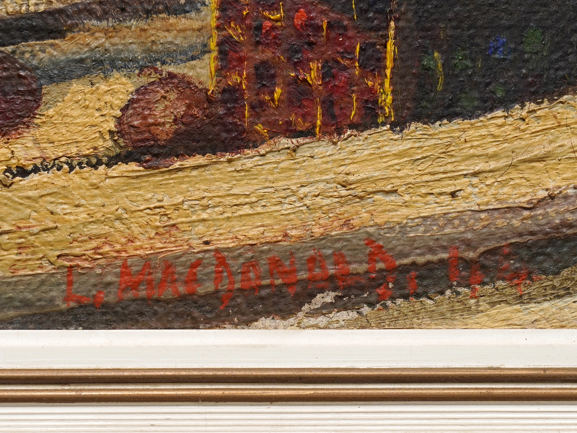 Artwork by Longford Mc Donald, Cape De Goode Hoop, Made of oil on board