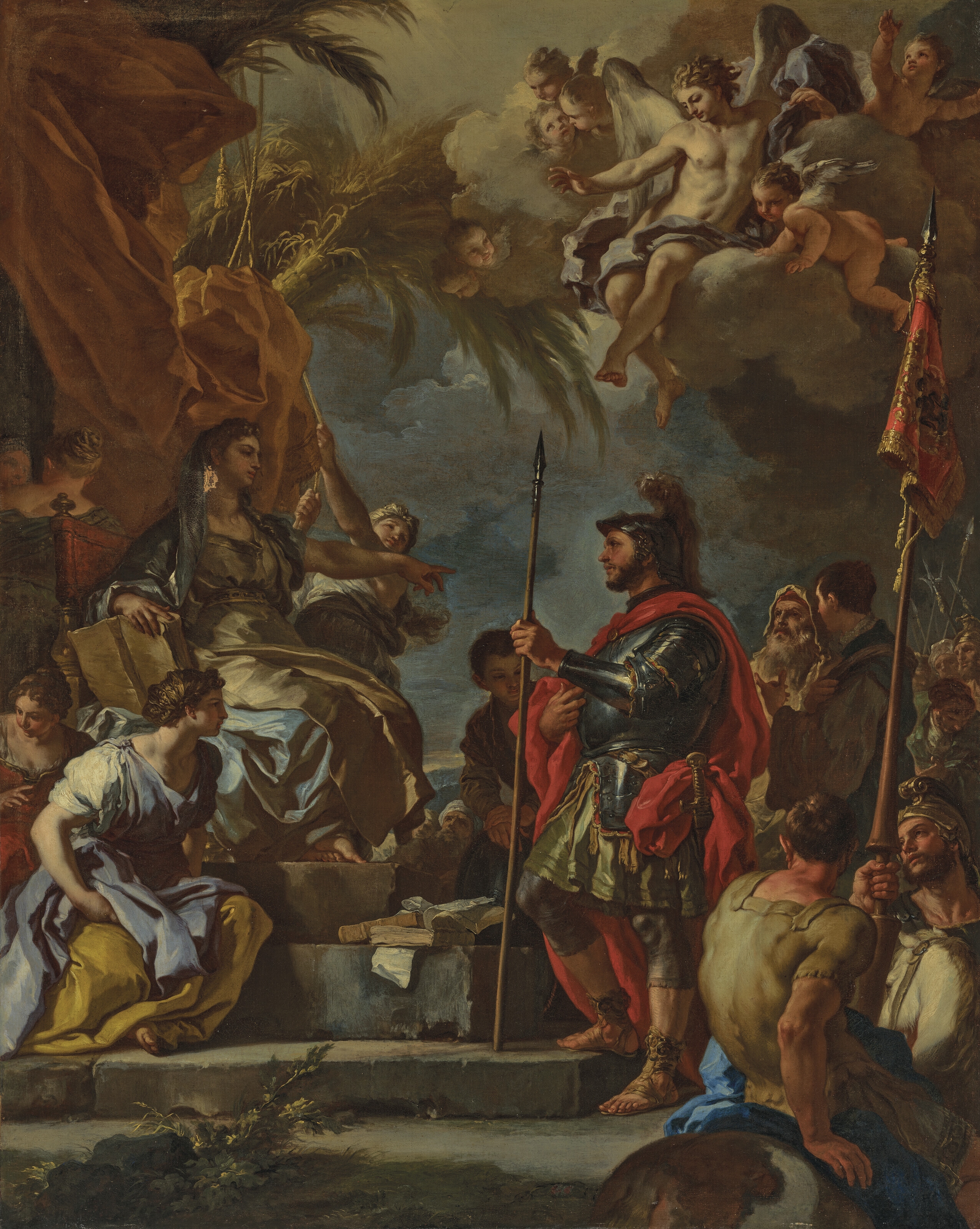 Francesco Solimena | Deborah and Barak | MutualArt
