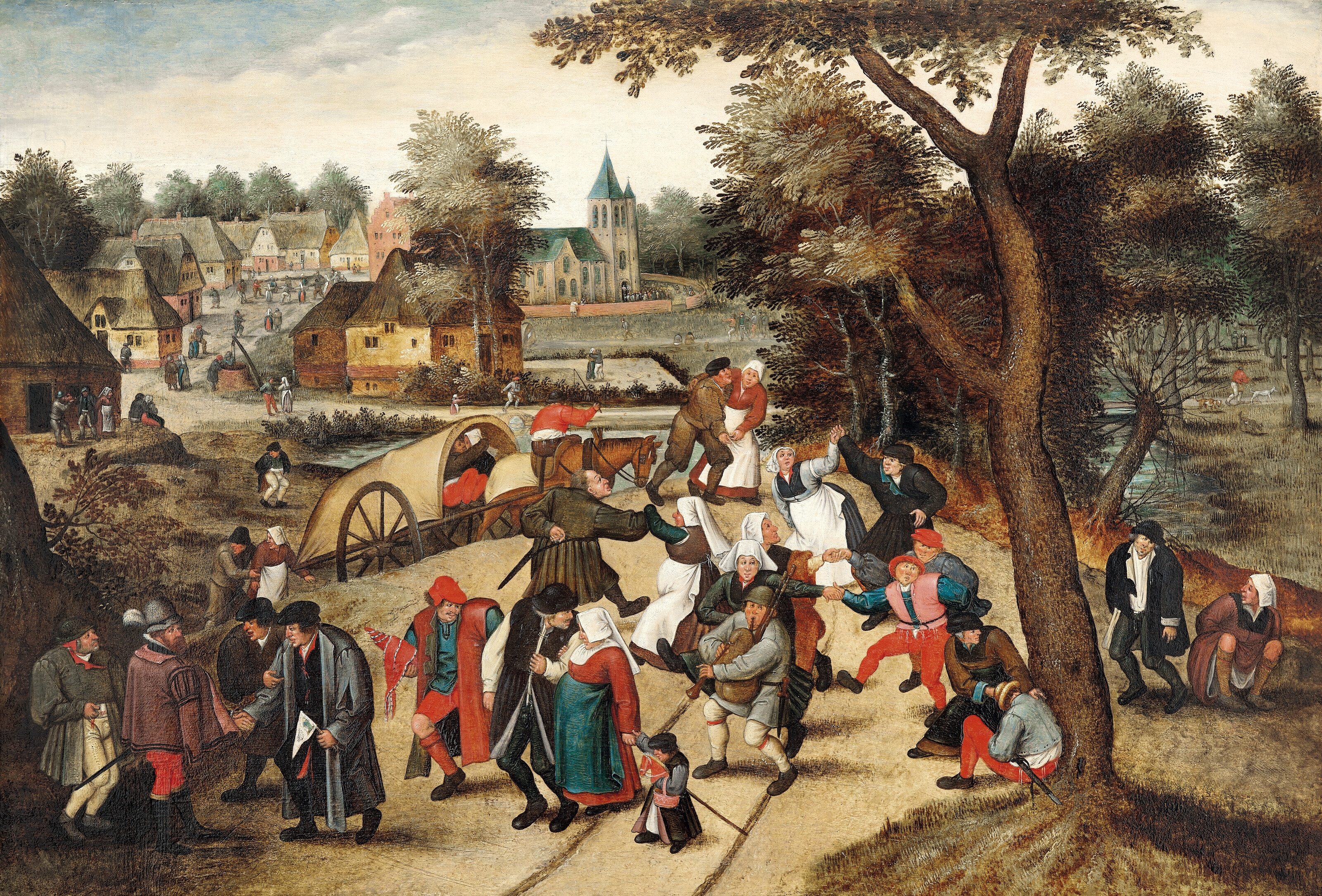 Return from the Kermesse by Pieter Brueghel the Younger