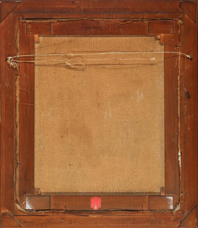 Artwork by Signe Brammer, Portrait of a mother with her child, Made of Oil on canvas