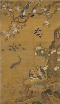 Birds and Flowers by the Pond - Dai FU