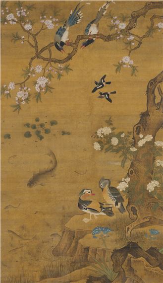 Birds and Flowers by the Pond - Dai FU