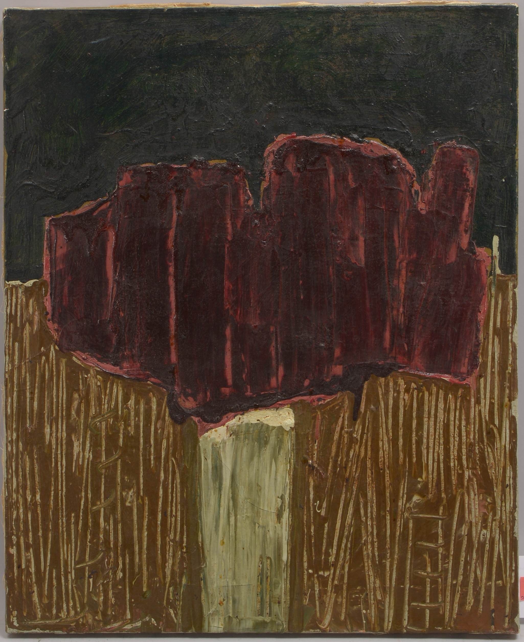 Artwork by Fridolin Frenzel, Kleiner Rosenstrauß, Made of oil on canvas