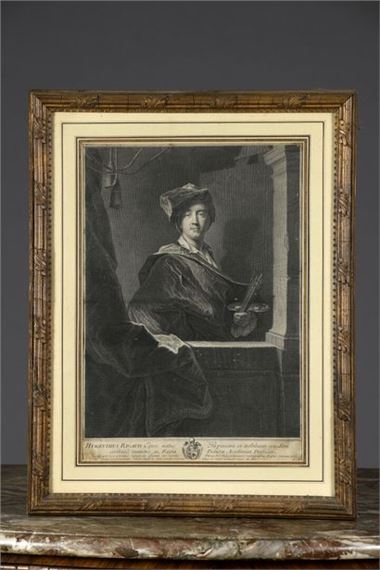 Self-portrait by Hyacinthe Rigaud