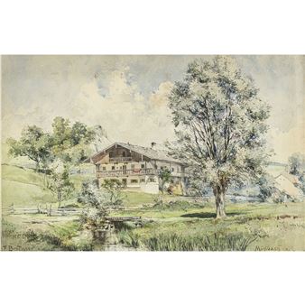 Motifs from Bavaria, South Tyrol and Lower Saxony - Franz Brochier