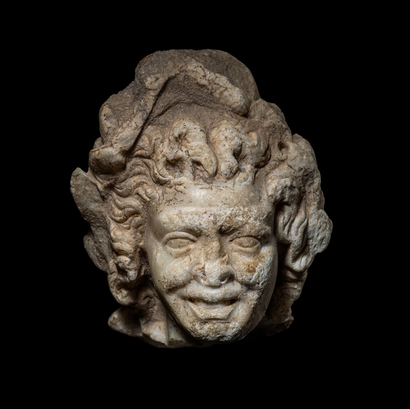 Roman School, 1st Century | In the shape of a young man's bust. The ...