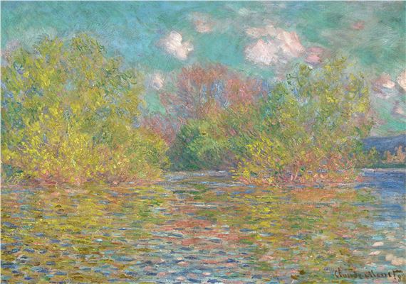 La Seine près de Giverny by Claude Monet, Painted in 1888