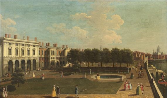 A view of Somerset House, London