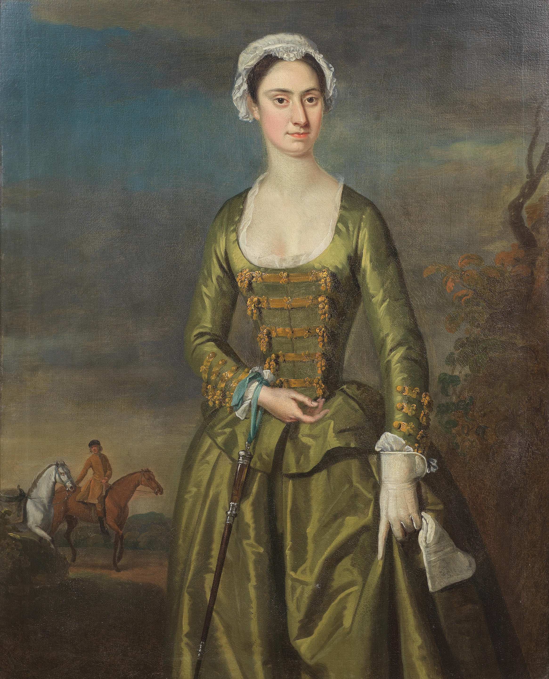 Herman van der Myn | Portrait of Miss Grace Catlin of Chillesford ...