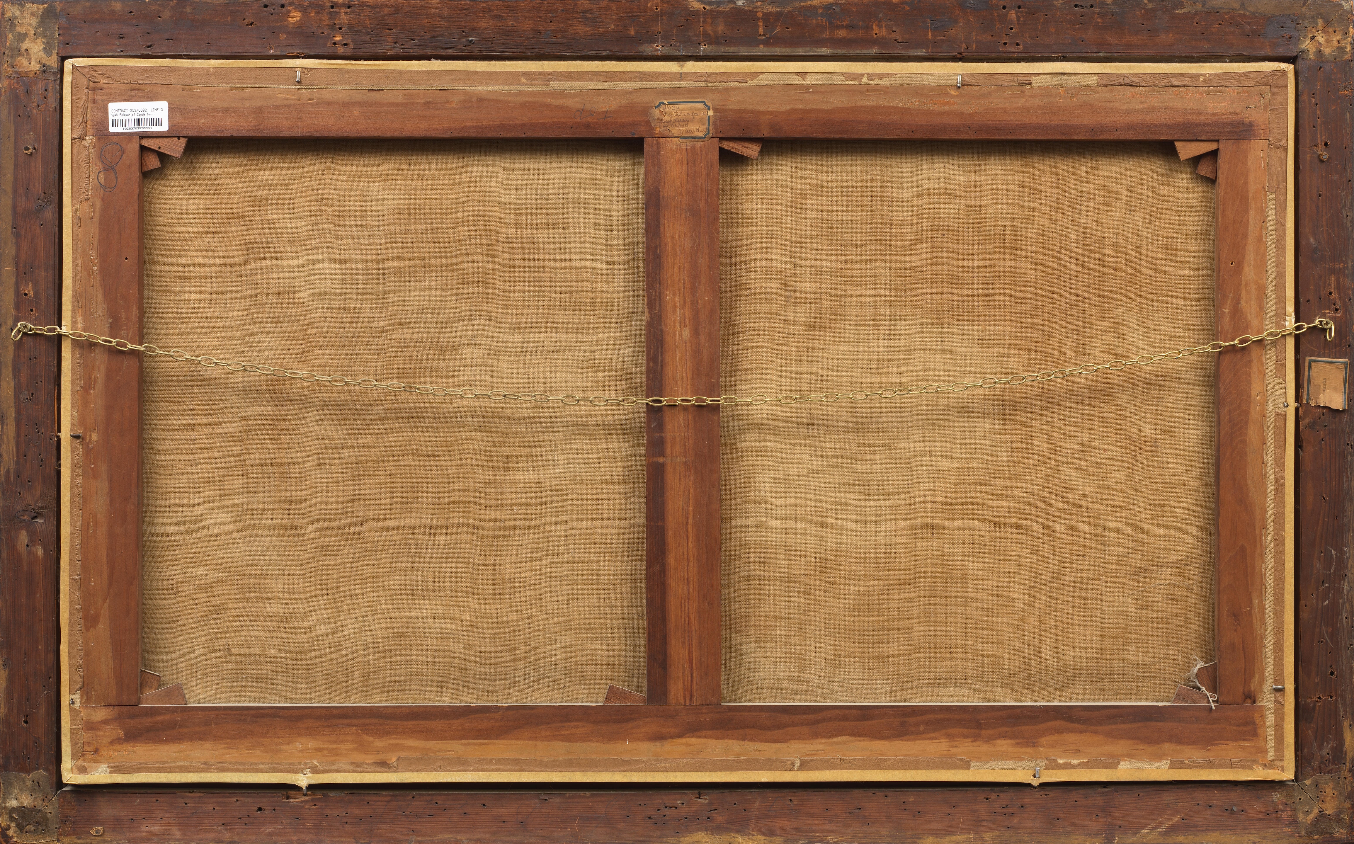 Artwork by Canaletto, View of Horse Guards Parade, London, Made of oil on canvas