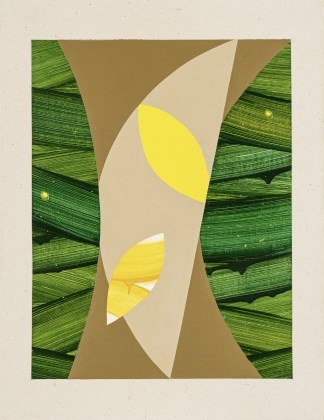 Artwork by Mira Song, Green Palette #15_Summer Leaves, Made of oil and acrylic on canvas